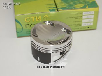 20 999 р. Поршни (VolksWagen 2,0 CZPA под палец 23/51мм кольца 1,2/1,5/2,0) СТИ Volkswagen Tiguan Mk2 дорестайлинг (2016-2020) (диаметр поршня: 82.5 мм)  с доставкой в г. Майкоп. Увеличить фотографию 2