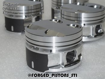 18 399 р. Поршни (Toyota 2,0 3S-GTE (V=4.1) под кольца 1,2/1,5/4,0) СТИ Toyota Celica T180 (1989-1993) (диаметр поршня: 86.00 мм)  с доставкой в г. Майкоп. Увеличить фотографию 3