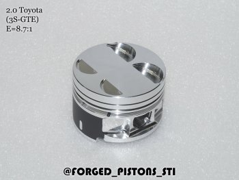 18 399 р. Поршни (Toyota 2,0 3S-GTE (V=4.1) под кольца 1,2/1,5/4,0) СТИ Toyota Celica T180 (1989-1993) (диаметр поршня: 86.00 мм)  с доставкой в г. Майкоп. Увеличить фотографию 4