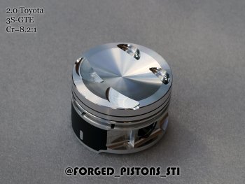 Поршни (Toyota 2,0 3S-GTE (V=8,7) под кольца 1,2/1,5/4,0) СТИ Toyota Caldina ( T210,  T240) - MR2 (диаметр поршня: 86.00 мм)