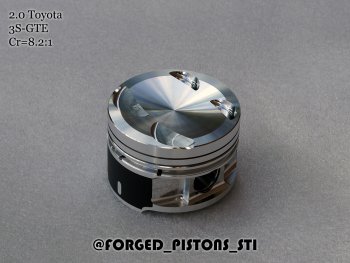 18 399 р. Поршни (Toyota 2,0 3S-GTE (V=8,7) под кольца 1,2/1,5/4,0) СТИ Toyota Celica T180 (1989-1993) (диаметр поршня: 86.00 мм)  с доставкой в г. Майкоп. Увеличить фотографию 2