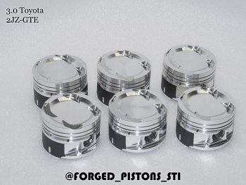 Поршни (Toyota 3,0 2JZ-GTE (V=15,2) под кольца 1,2/1,5/4,0) СТИ Toyota Aristo ( 1,  S160) - Supra (диаметр поршня: 86.50 мм)