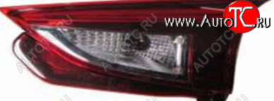 3 899 р. Правый фонарь задний (диодный, внутренний) DEPO Mazda 3/Axela BM рестайлинг, хэтчбэк (2016-2019)  с доставкой в г. Майкоп
