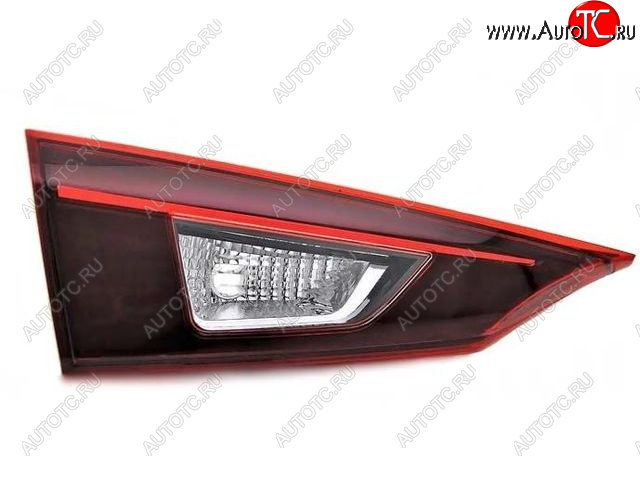 5 499 р. Левый фонарь задний (диодный, внутренний) DEPO Mazda 3/Axela BM дорестайлинг седан (2013-2016)  с доставкой в г. Майкоп