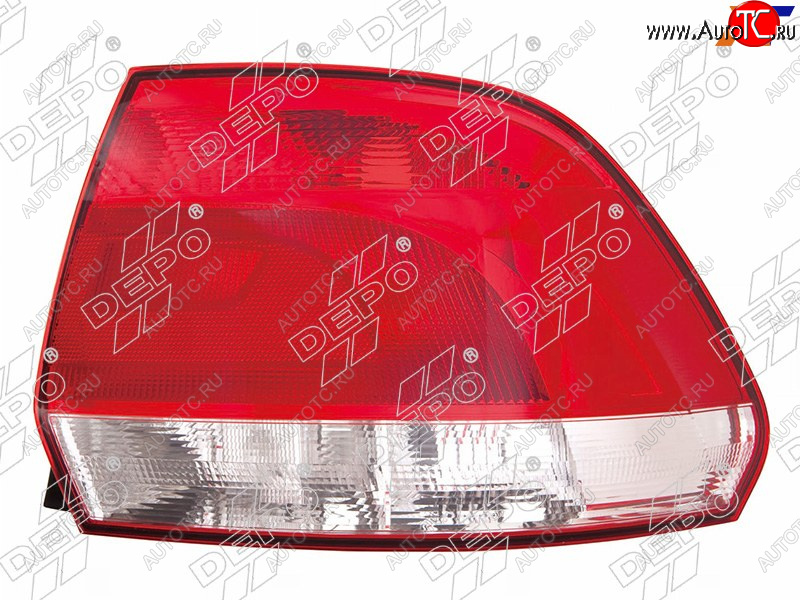 4 599 р. Правый фонарь задний DEPO Volkswagen Polo 5 седан дорестайлинг (2009-2015)  с доставкой в г. Майкоп