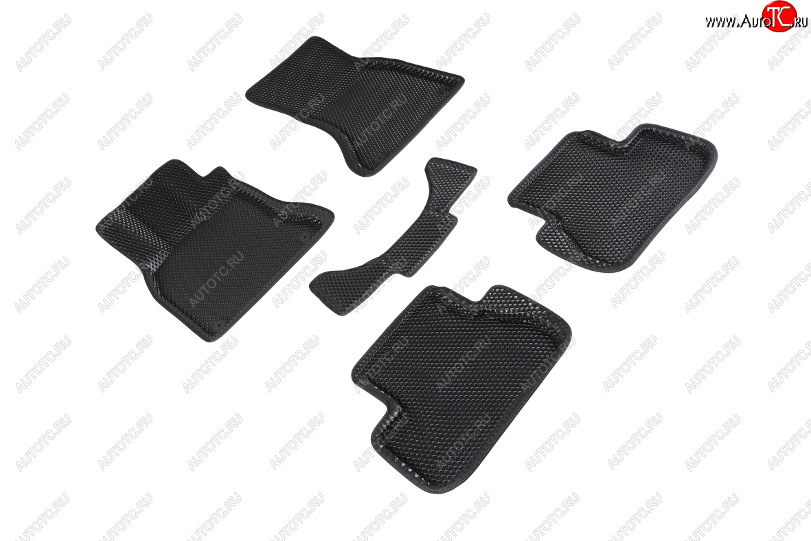 5 699 р. Коврики в салон EVA (3D, ромб, чёрные) Seintex  Audi A4  B8 (2007-2015) дорестайлинг, седан, дорестайлинг, универсал, рестайлинг, седан, рестайлинг, универсал  с доставкой в г. Майкоп