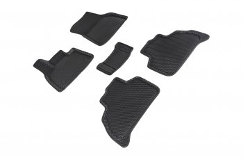 5 699 р. Коврики в салон EVA (3D, ромб, чёрные) Seintex  BMW X5  G05 (2018-2022)  с доставкой в г. Майкоп. Увеличить фотографию 2