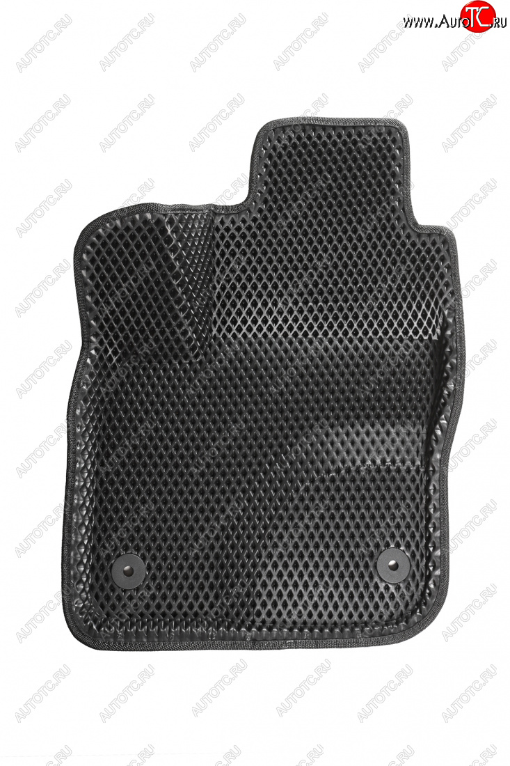 5 399 р. Коврики в салон EVA (МКПП, 3D, ромб, чёрные) Seintex Ford Focus 3 седан рестайлинг (2014-2019)  с доставкой в г. Майкоп