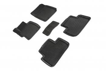 Коврики в салон EVA (3D, ромб, чёрные) Seintex Honda Accord ( 7 CL,  7 CM) (2002-2008) седан дорестайлинг, универсал дорестайлинг, седан рестайлинг, универсал рестайлинг