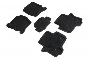 Коврики в салон EVA (3D, ромб, чёрные) Seintex Land Rover Discovery  3 L319 (2004-2009)