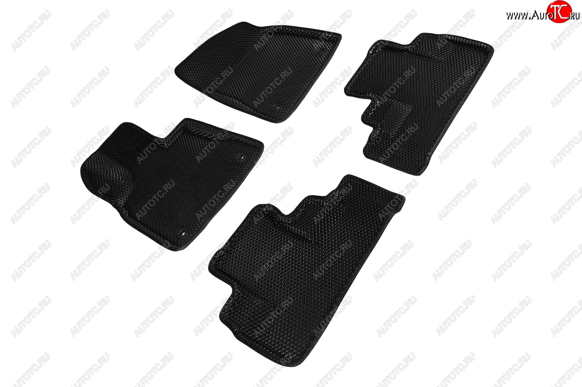 5 699 р. Коврики в салон EVA (3D, ромб, чёрные) Seintex  Lexus RX ( 270,  200T) - RX450  AL20  с доставкой в г. Майкоп