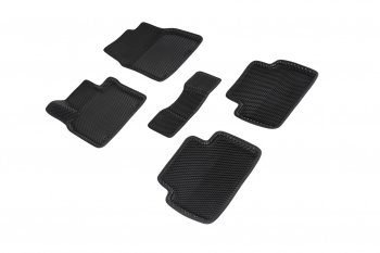 Коврики в салон EVA (3D, ромб, чёрные) Seintex Mazda CX-30  1 DM (2019-2025)