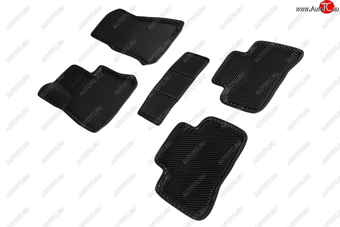 6 299 р. Коврики в салон EVA (3D, ромб, чёрные) Seintex  Mercedes-Benz GLC class ( X253,  C253) (2015-2025)  с доставкой в г. Майкоп