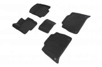 Коврики в салон EVA (3D, ромб, чёрные) Seintex Mercedes-Benz GLE class  W167 (2018-2025)