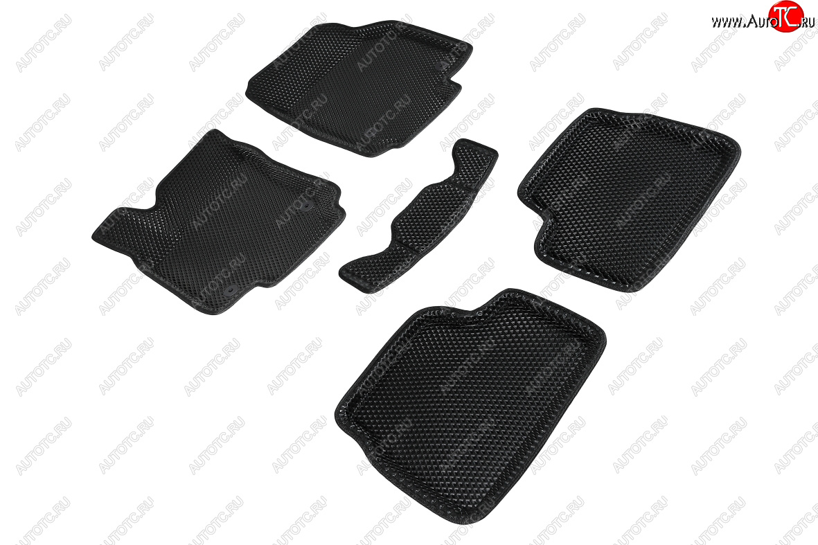 4 849 р. Коврики в салон EVA (3D, ромб, чёрные) Seintex  Opel Astra  H (2004-2015) седан дорестайлинг, универсал, хэтчбек 5дв дорестайлинг, седан рестайлинг, универсал рестайлинг, хэтчбек 5дв рестайлинг  с доставкой в г. Майкоп