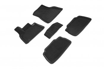 5 699 р. Коврики в салон EVA (3D, ромб, чёрные) Seintex BMW X6 G06 (2019-2023)  с доставкой в г. Майкоп. Увеличить фотографию 2