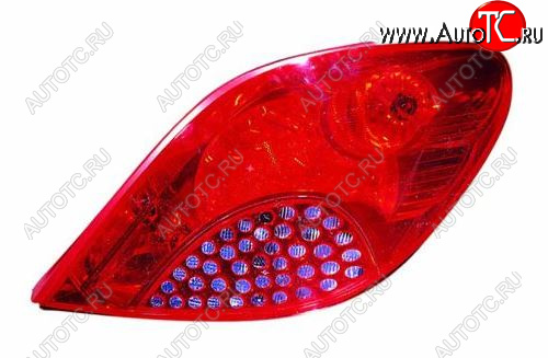 4 399 р. Правый фонарь задний DEPO  Peugeot 207  WA (2006-2009) хэтчбэк 3 дв. дорестайлинг  с доставкой в г. Майкоп