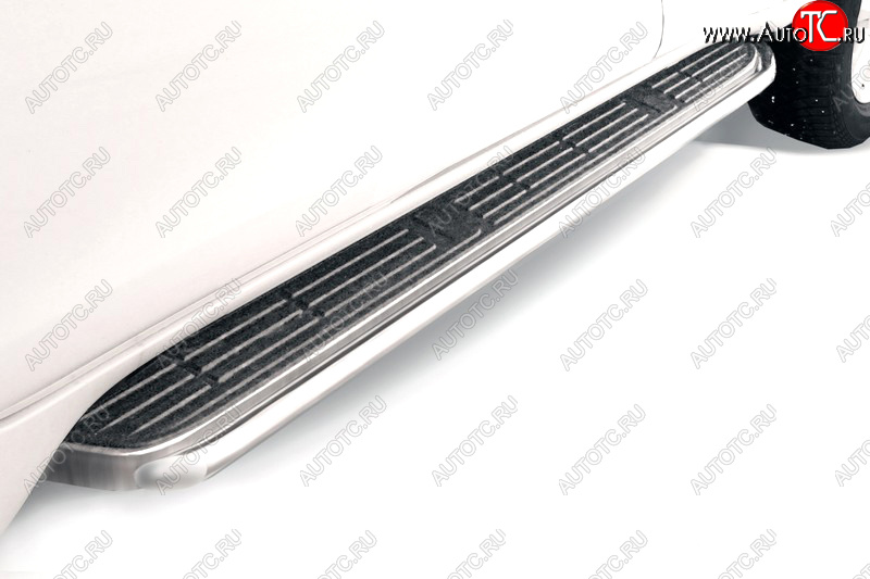 22 999 р. Защита порогов с подножкой (диаметр 42) Arbori Toyota Land Cruiser Prado J150 1-ый рестайлинг (2013-2017)  с доставкой в г. Майкоп