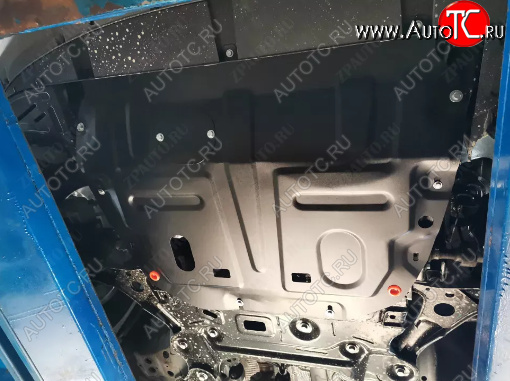 3 579 р. Защита картера двигателя и КПП (большая, V-1,6T; 2,0T) Alfeco Chery Tiggo 8 PRO (2021-2025) (Сталь 2 мм)  с доставкой в г. Майкоп