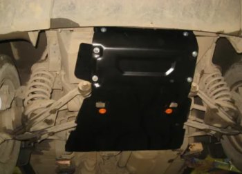 5 199 р. Защита картера двигателя и рулевых тяг (V-1,7) Alfeco Chevrolet Niva 2123 рестайлинг (2009-2020) (Сталь 2 мм)  с доставкой в г. Майкоп. Увеличить фотографию 2