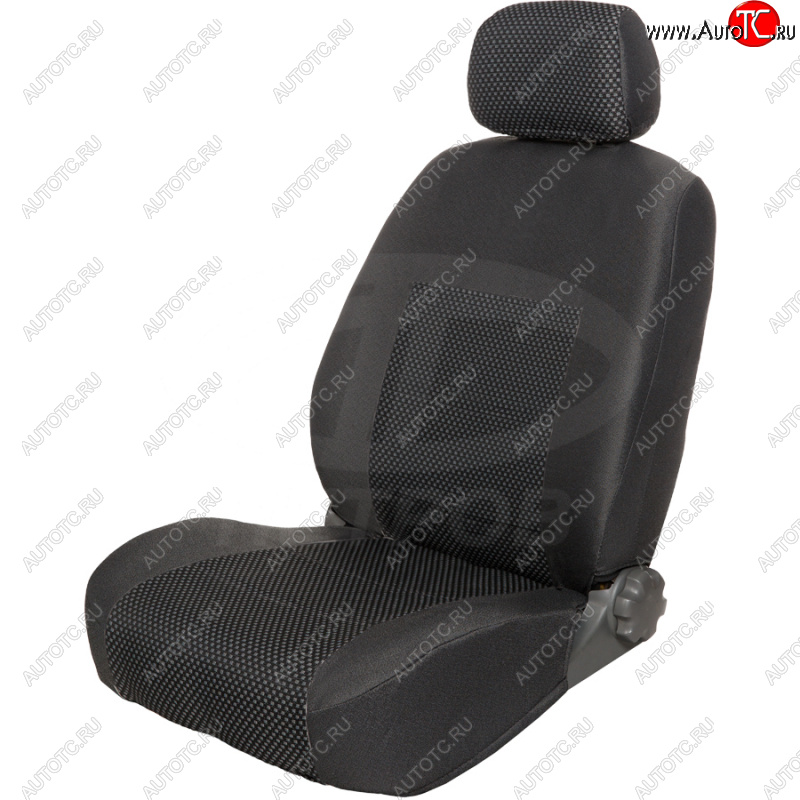 2 499 р. Чехлы сидений (жаккард) Петров ПУМА  Toyota Avensis ( T270 седан,  T270 универсал) (2008-2018) дорестайлинг, 1-ый рестайлинг, 2-ой рестайлинг (серый)  с доставкой в г. Майкоп