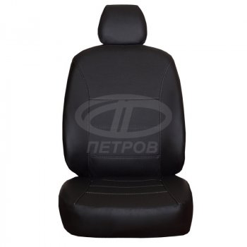 5 749 р. Чехлы сидений (экокожа) ПЕТРОВ Орегон Suzuki Vitara LY дорестайлинг (2015-2019) (черный)  с доставкой в г. Майкоп. Увеличить фотографию 2