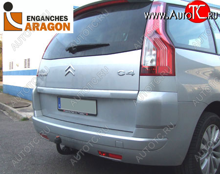 5 249 р. ТСУ для CITROEN C4 Picasso  Grand Picasso 2006-02013, PEUGEOT 5008 2009-2017, PEUGEOT 5008 AdBlue 2010-2017, Тип шара: Горизонтальный, условно-съемны Aragon e1220aa  с доставкой в г. Майкоп