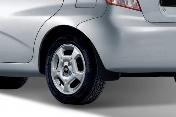 4 799 р. Брызговики задние FROSCH Chevrolet Aveo T300 седан (2011-2015)  с доставкой в г. Майкоп. Увеличить фотографию 2