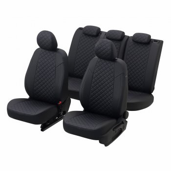 14 249 р.  Geely FC (Vision) Sd c 06-11г  Geely FC (2006-2011) (черный/синяя строчка)  с доставкой в г. Майкоп. Увеличить фотографию 4