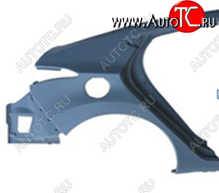 11 249 р. Правое крыло заднее BodyParts Hyundai Avante (2010-2013) (Неокрашенное)  с доставкой в г. Майкоп