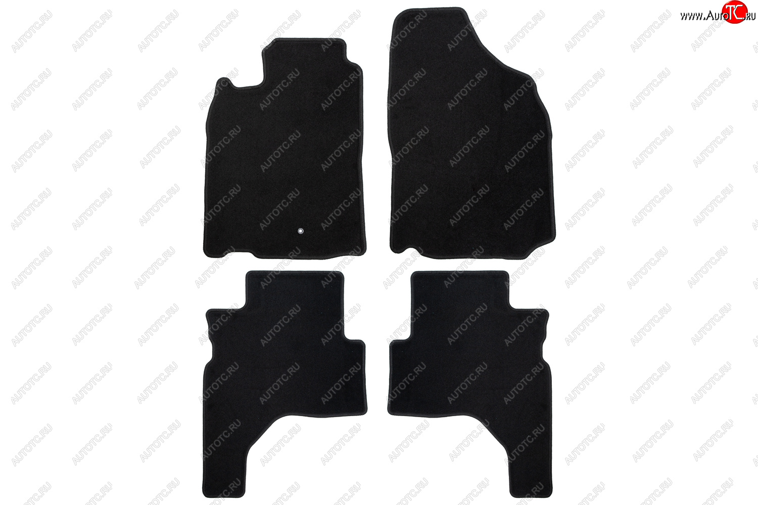 4 599 р. Коврики салона (текстиль) Klever Econom Mitsubishi Pajero Sport PA рестайлинг (2004-2008) (Чёрные)  с доставкой в г. Майкоп