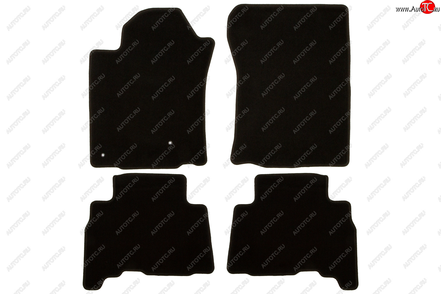 4 849 р. Коврики салона (текстиль) Klever Econom Toyota Land Cruiser Prado J150 дорестайлинг (2009-2013) (Чёрные)  с доставкой в г. Майкоп