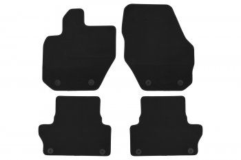 Коврики салона (текстиль) Klever Econom Volvo XC60  дорестайлинг (2008-2013) (Чёрные)