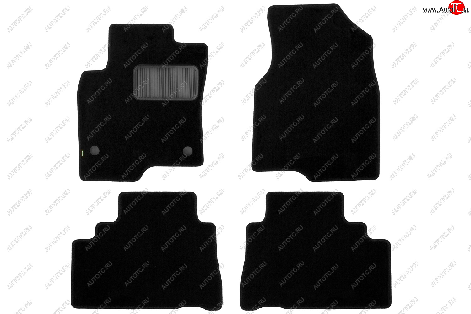 2 559 р. Комплект ковриков в салон (чёрные, текстиль) Klever Standard Chevrolet Captiva 2-ой рестайлинг (2013-2016)  с доставкой в г. Майкоп