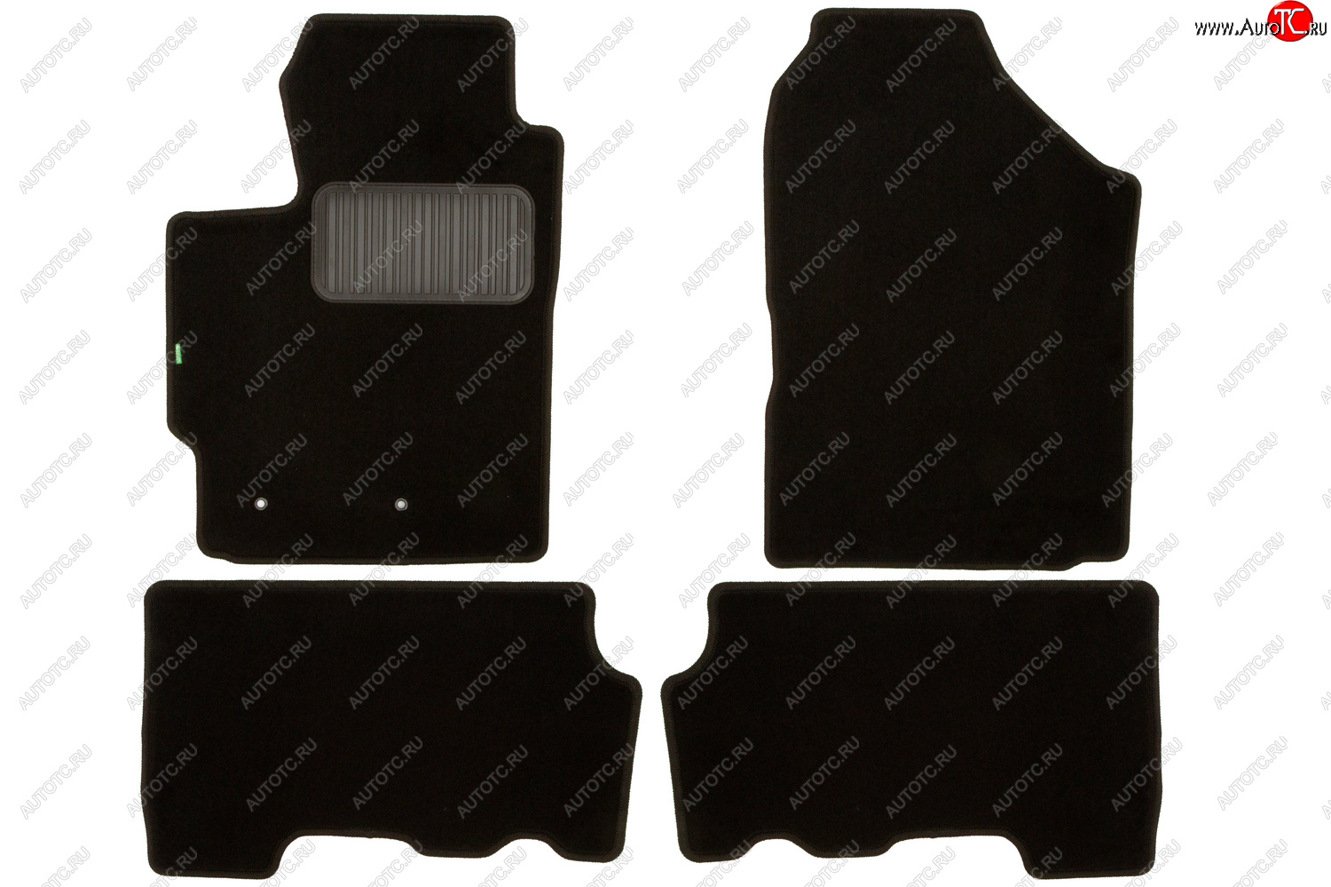 6 949 р. Комплект ковриков в салон (АКПП, чёрные, текстиль) Klever Standard Toyota Yaris XP90 дорестайлинг, хэтчбэк 5 дв. (2005-2008)  с доставкой в г. Майкоп