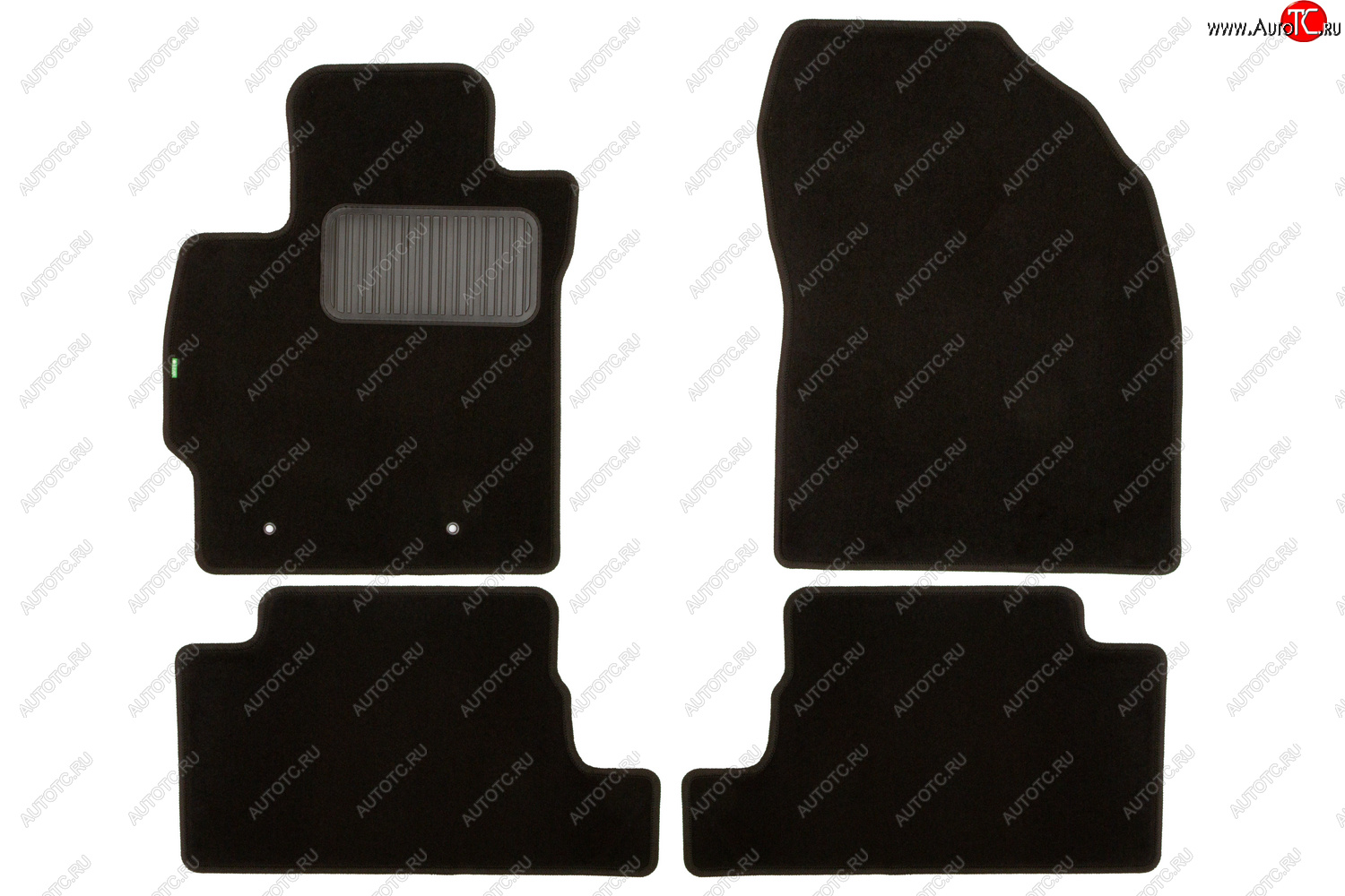 6 599 р. Комплект ковриков в салон (чёрные, текстиль) Klever Standard Toyota Auris E150 хэтчбэк 5 дв. дорестайлинг (2006-2010)  с доставкой в г. Майкоп