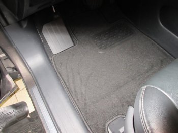 669 р. Коврики в салон Klever Premium NISSAN Pathfinder, 2014-2017, 2016-2020, внед., 5 шт. (текстиль)  Ни Klever klever03365922110kh  с доставкой в г. Майкоп. Увеличить фотографию 1