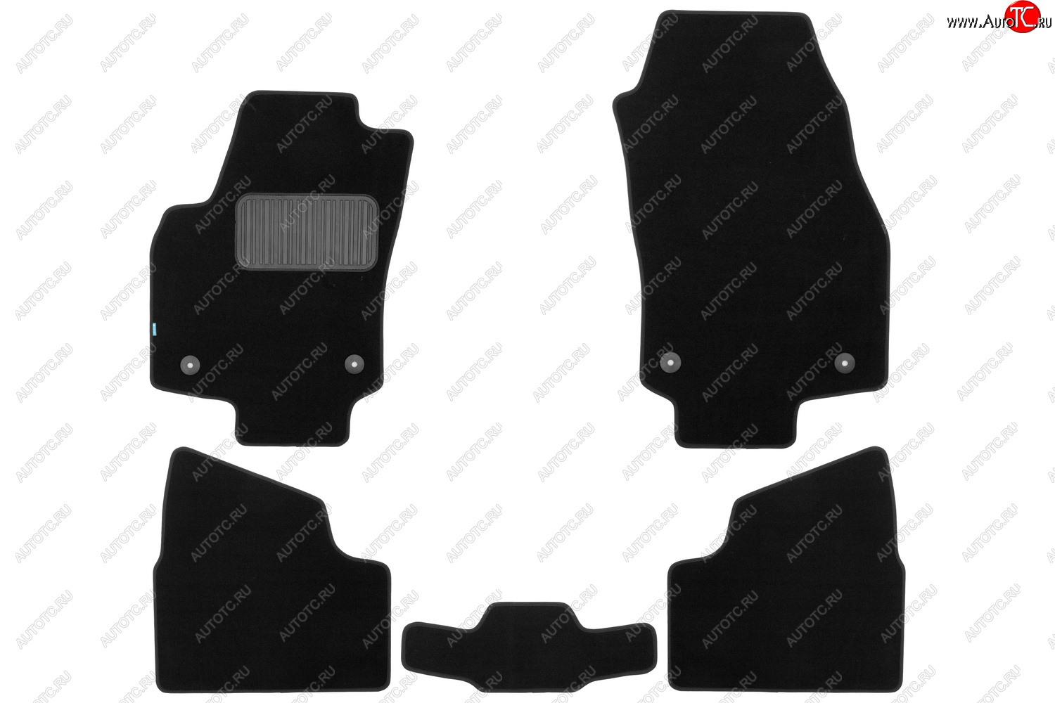 569 р. Коврики в салон Klever Premium OPEL Astra H GTC 3D 2004-2007, 2006-2014, хб., 5 шт. (текстиль)  Опель Астра Klever klever03371022110kh  с доставкой в г. Майкоп