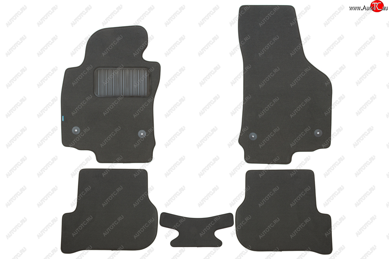 9 549 р. Коврики салона (текстиль) Klever Premium Seat Leon 1P хэтчбэк 5 дв. дорестайлинг (2005-2009) (Чёрные)  с доставкой в г. Майкоп