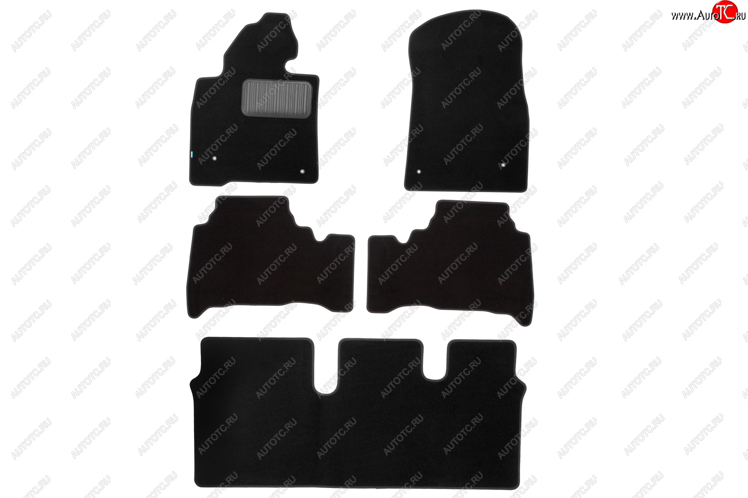 1 499 р. Коврики салона (текстиль) Klever Premium Toyota Land Cruiser 200 2-ой рестайлинг (2015-2021) (Чёрные)  с доставкой в г. Майкоп