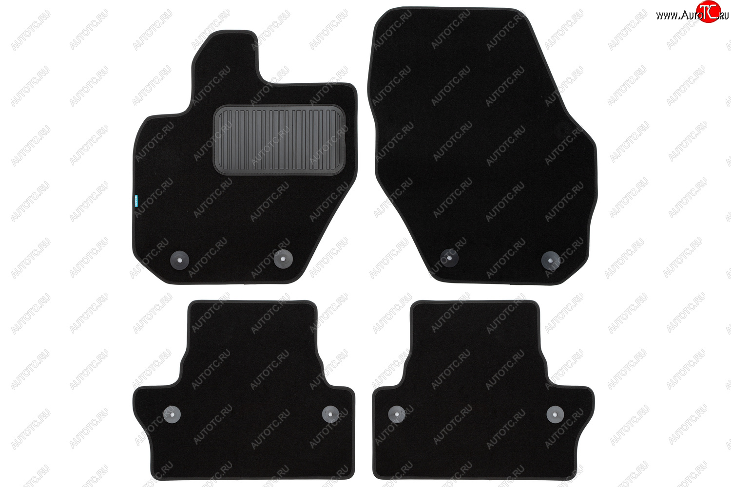 419 р. Коврики в салон Klever Premium VOLVO S60 АКПП 2010-2013, 2013-2018 сед., 4 шт. (текстиль)  Вольво С Klever klever03500322110kh  с доставкой в г. Майкоп