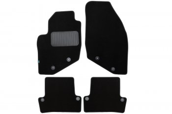 Коврики салона (текстиль) Klever Premium Volvo S60 RS,RH седан дорестайлинг (2000-2004) (Чёрные)