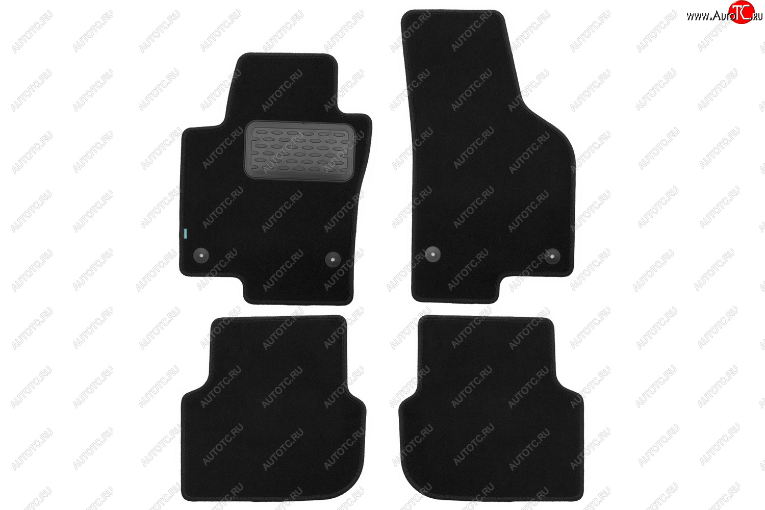 449 р. Коврики в салон Klever Premium VOLKSWAGEN Jetta V АКПП 2010-2015, 2014-2018, сед., 5 шт. (текстиль)  Klever klever03511422110kh  с доставкой в г. Майкоп