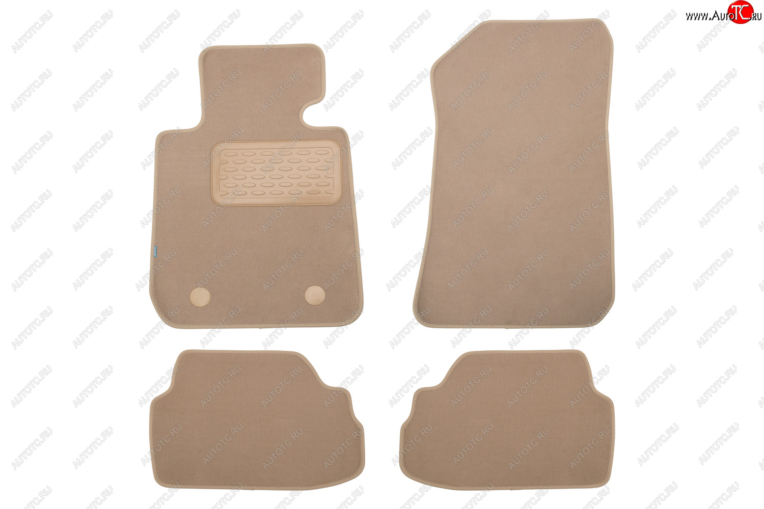399 р. Коврики в салон Klever Premium BMW 1 3D E81 АКПП 2004-2007, 2007-2011, хб., 4 шт. (текстиль, бежевые Klever klever04050322112kh  с доставкой в г. Майкоп