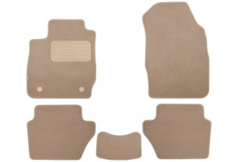 399 р. Коврики в салон Klever Premium FORD Fiesta 3D 2008-2013, 2012-2019, хб., 5 шт. (текстиль, бежевые)  Klever klever04162322112kh  с доставкой в г. Майкоп. Увеличить фотографию 1