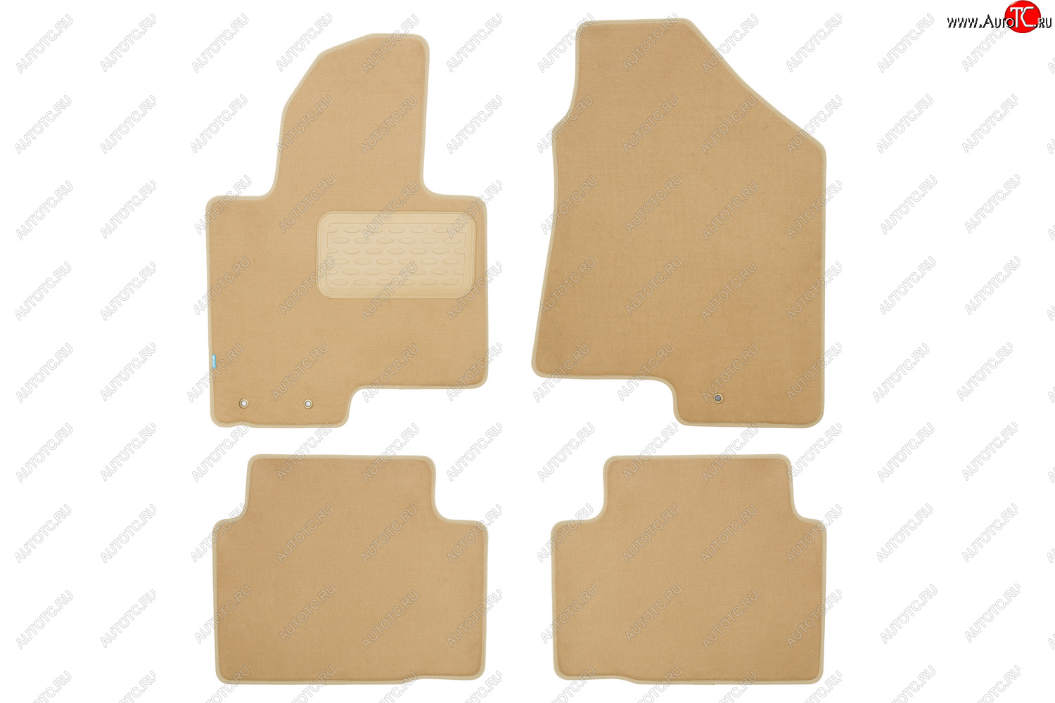 449 р. Коврики в салон Klever Premium HYUNDAI IX35 2010-2013, 2013-2015, кросс., 5 шт. (текстиль, бежевые)  Klever klever04203622112kh  с доставкой в г. Майкоп