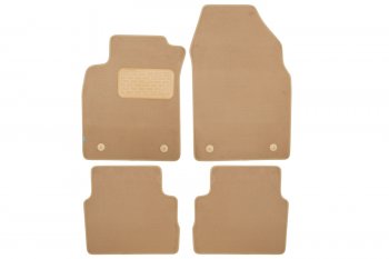 439 р. Коврики в салон Klever Premium OPEL Vectra C АКПП 2002-2005, 2005-2008, сед., 4 шт. (текстиль, бежев Klever klever04370422112kh  с доставкой в г. Майкоп. Увеличить фотографию 1
