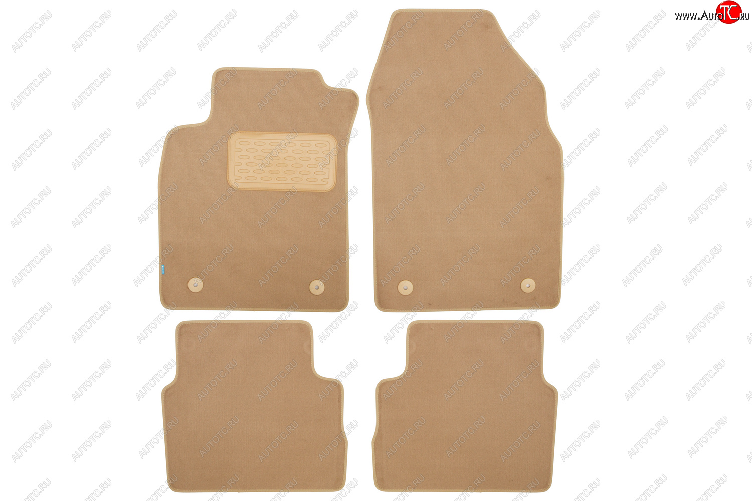 439 р. Коврики в салон Klever Premium OPEL Vectra C АКПП 2002-2005, 2005-2008, сед., 4 шт. (текстиль, бежев Klever klever04370422112kh  с доставкой в г. Майкоп