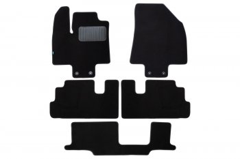 Коврики салона (текстиль) Klever Premium Nissan Pathfinder R53 (2021-2025) (Чёрные)
