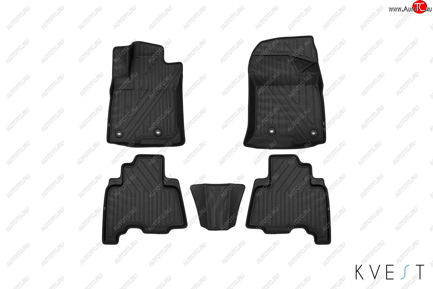 6 499 р. Коврики KVEST 3D в салон подходят для LEXUS GX, 2013-, 5шт. (полиуретан, бежевый, серый)  Лексус GХ KVEST kvestlex00004kb1  с доставкой в г. Майкоп